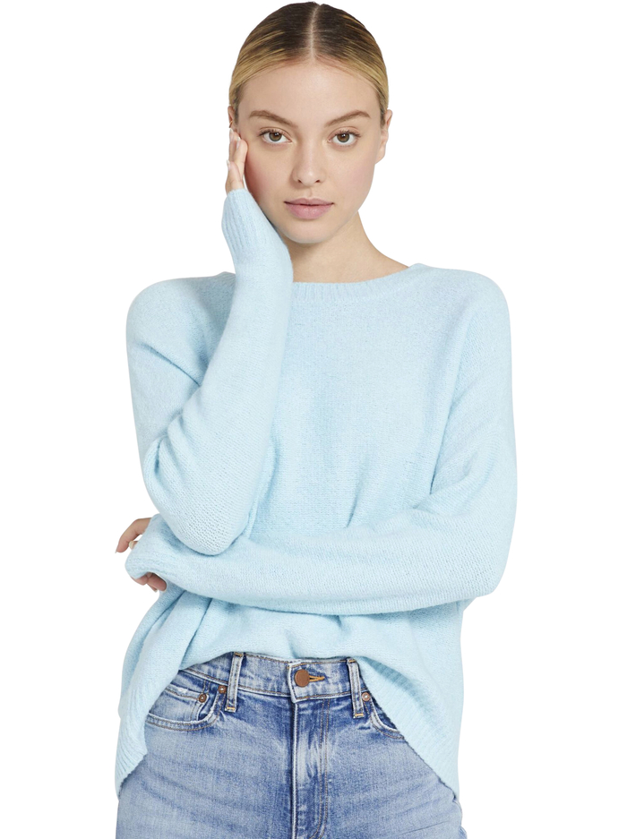 ROMA OVERSIZED PULLOVER - POWDER BLUE image 1 - Alice And Olivia