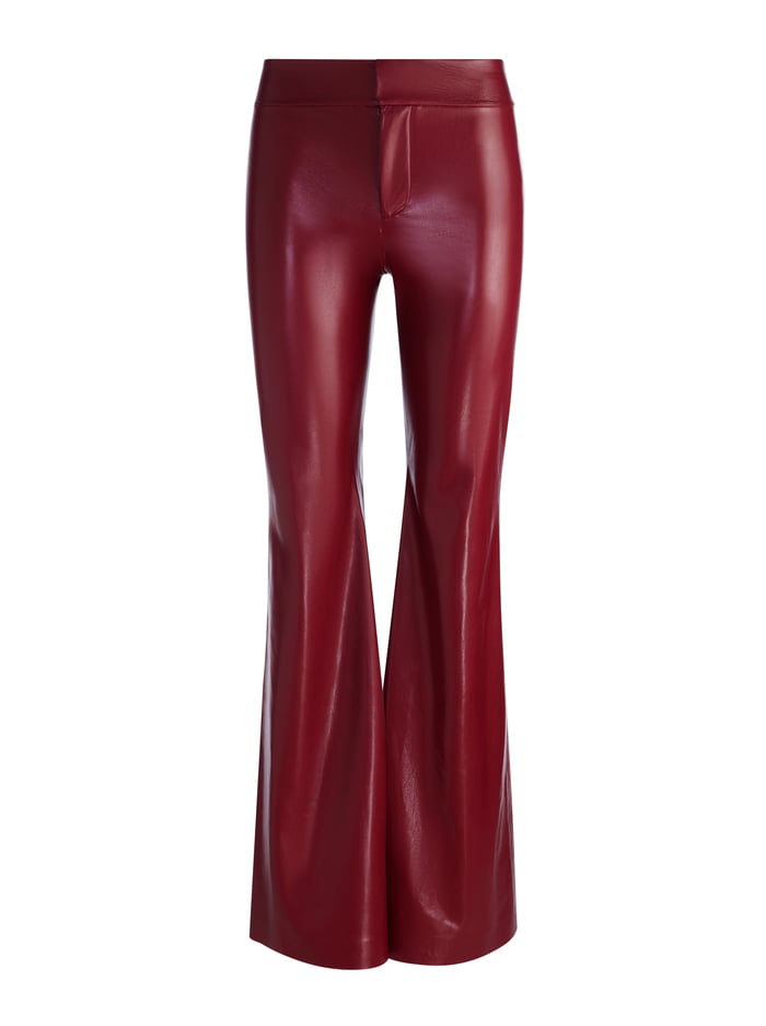 ANDREW VEGAN PANT - OXBLOOD image 5 - Alice And Olivia