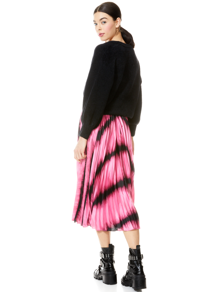 SYLVIE FUZZY CROPPED CARDIGAN - BLACK image 1 - Alice And Olivia