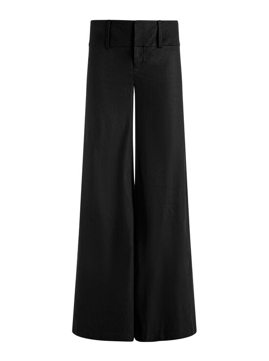 BLACK-OLIVIA LINEN PANT