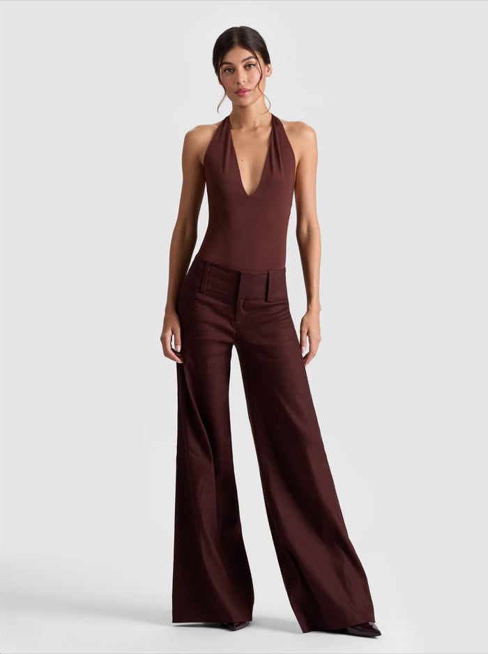 PIPPA BODYSUIT - MOCHA image 1 - Alice And Olivia