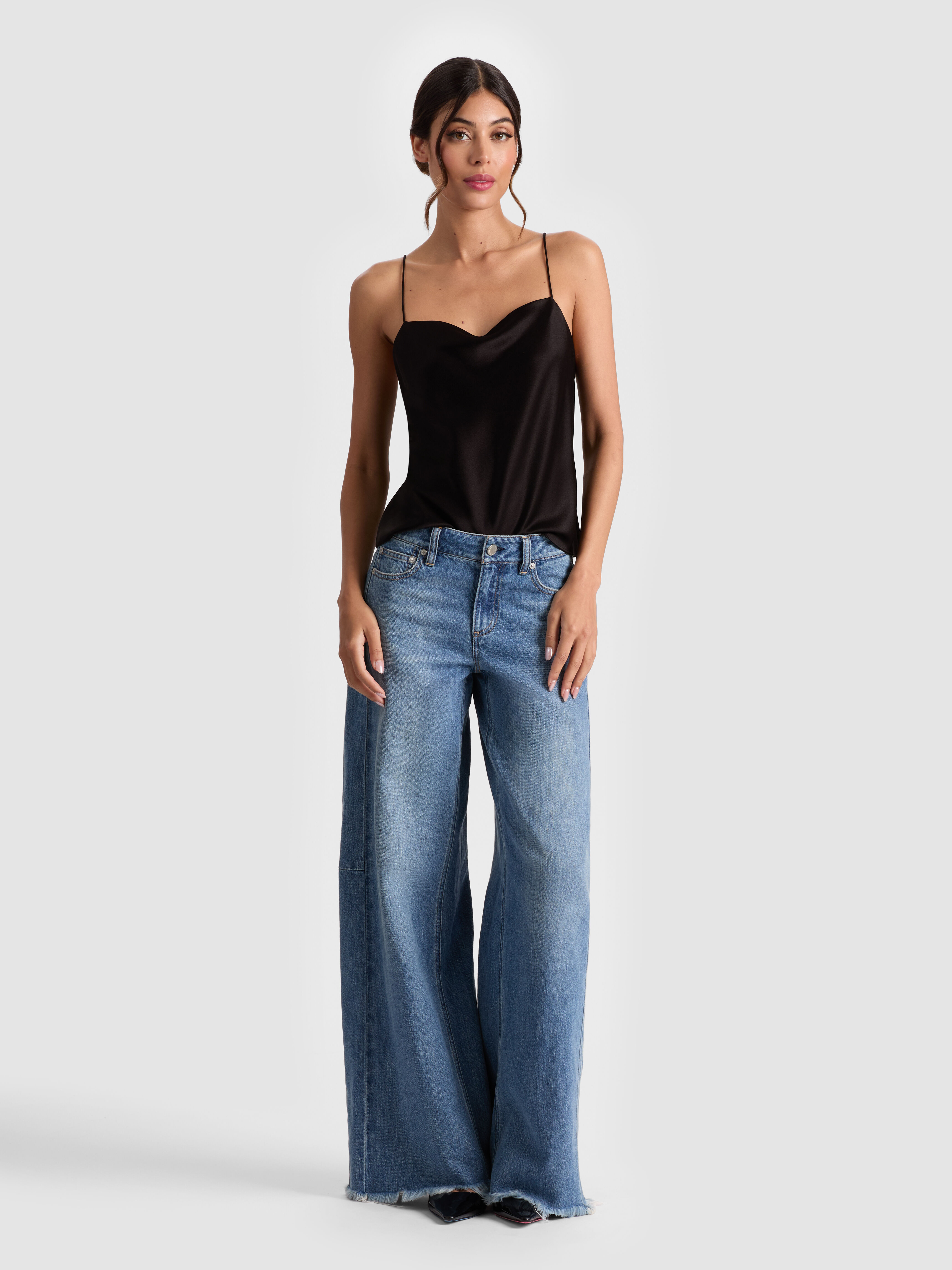 Dylan Pant In White | Alice + Olivia