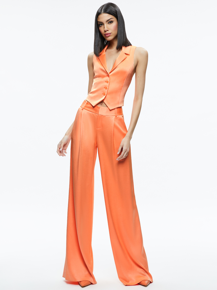 ERIC LOW RISE PANT - CORAL image 1 - Alice And Olivia