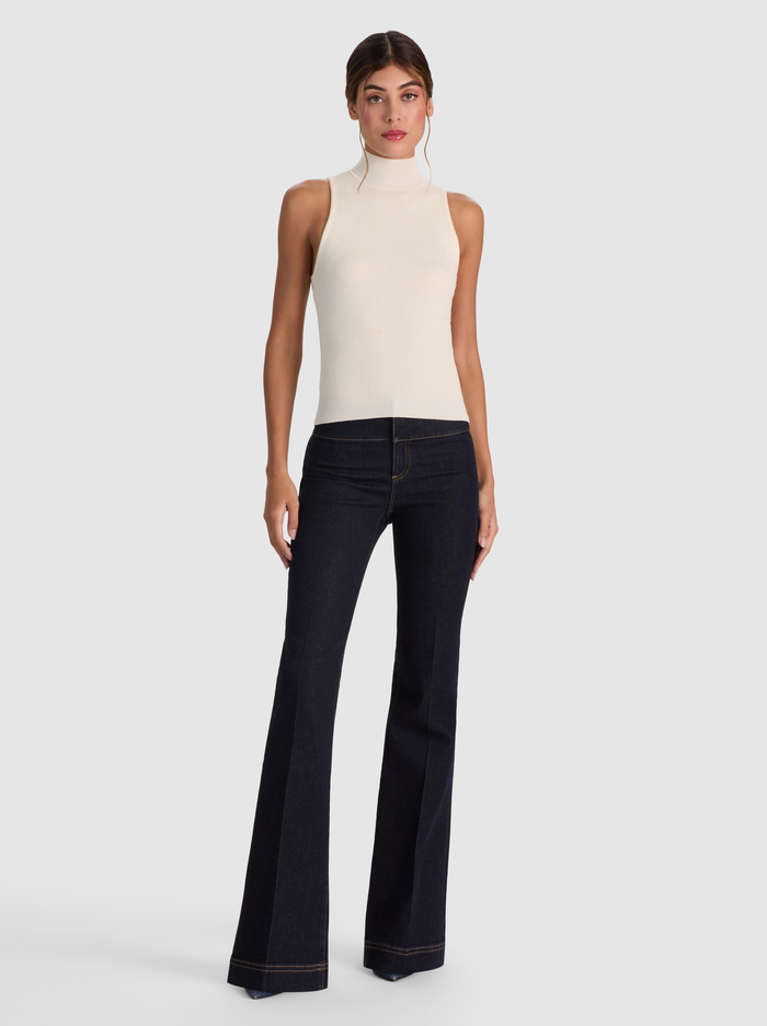 DARCEY WOOL SLEEVELESS TURTLENECK - ECRU image 1 - ALICE + OLIVIA