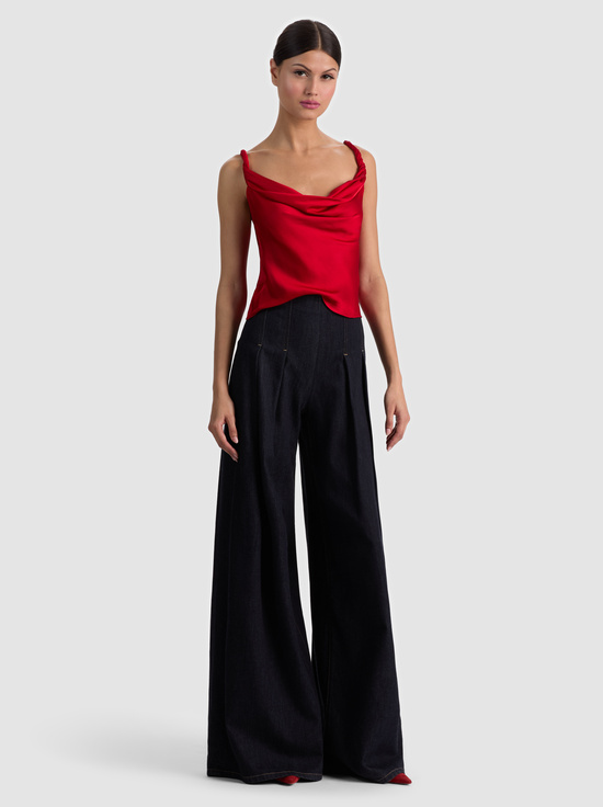 CHILI PEPPER-MONIQUE TWIST STRAP TANK