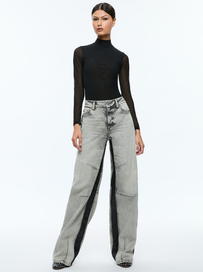 PARKER JEAN - HAYDEN SMOKEY GREY image 1 - Alice And Olivia