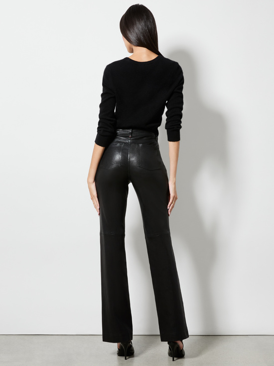 BLACK-AMAZING LEATHER PANT