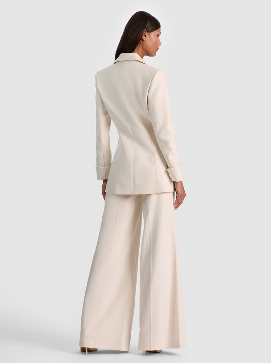 CHINO-BURNS FITTED BLAZER