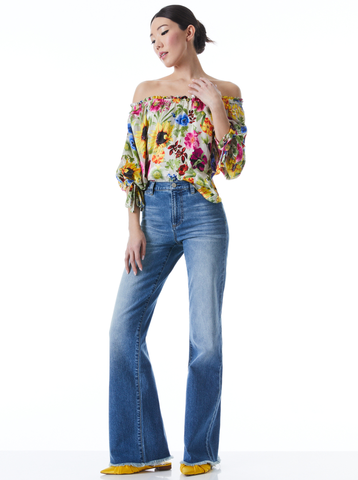 ALTA PEASANT TOP - SUNDAY STROLL image 4 - Alice And Olivia