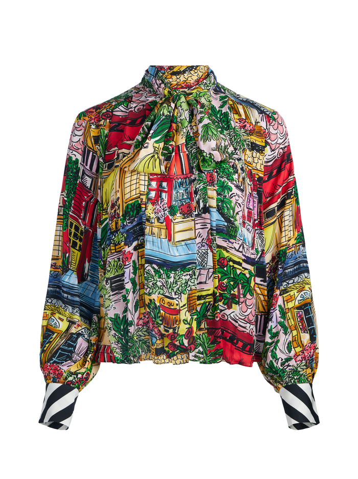 GERTRUDE BLOUSE - VACATION DREAMS image 5 - Alice And Olivia