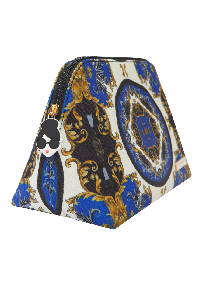 A+O X FABFITFUN PENCIL POUCH - REGAL ROMANCE SAPPHIRE image 1 - Alice And Olivia