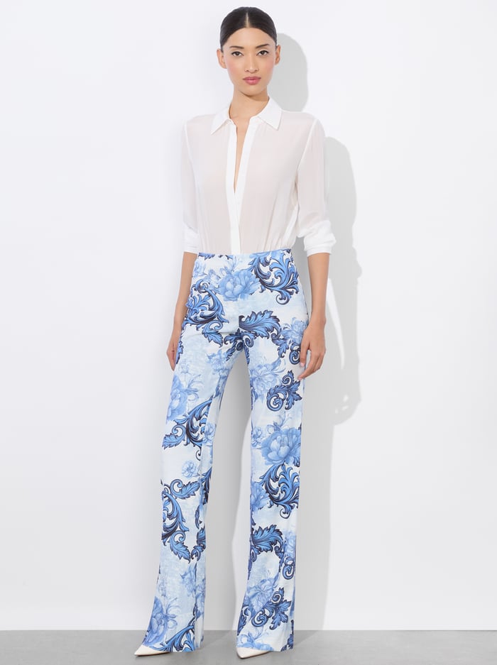 WILLA SILK BODYSUIT - OFF WHITE image 4 - Alice And Olivia