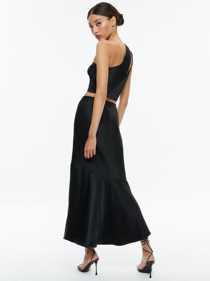 TERESE SLIP SKIRT - BLACK image 2 - Alice And Olivia