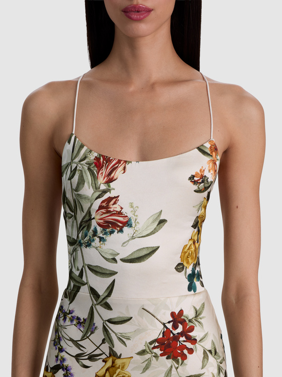 DESERT SPRIGS VANILLA-MONTANA MAXI SLIP DRESS