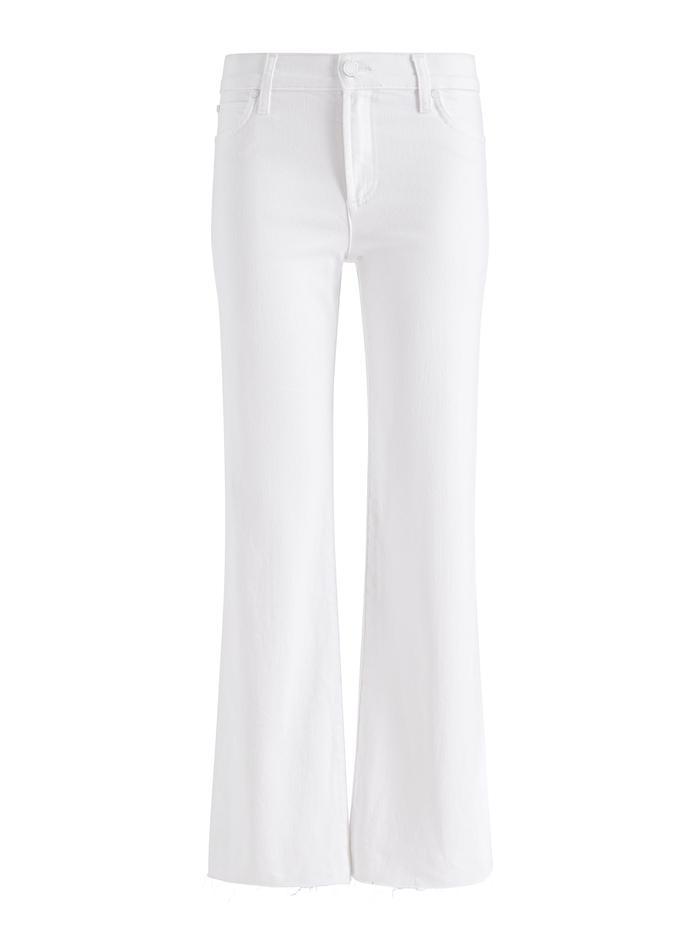 ROXIE LOW RISE FLARED LEG JEAN - WHITE image 5 - Alice And Olivia