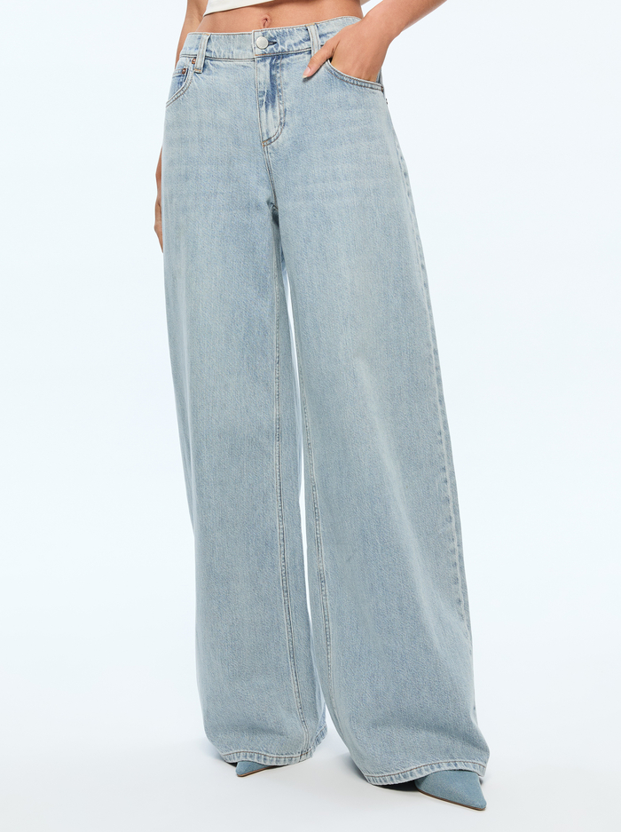 HARPER JEAN - ROCKSTAR BLUE - Alice And Olivia