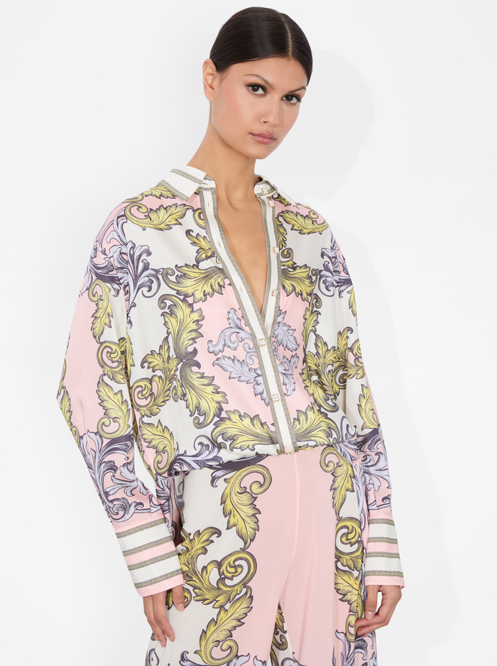 LANE OVERSIZED BUTTON DOWN - DAY DREAMER - Alice And Olivia