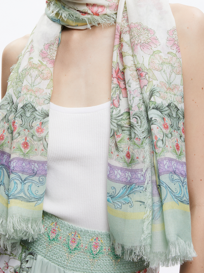 LOLA SCARF - FLORAL FEST image 2 - ALICE + OLIVIA