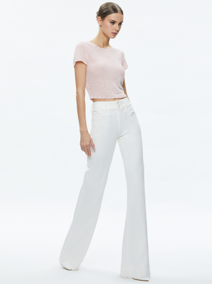 MARYAM PULLOVER - PINK LACE image 4 - Alice And Olivia