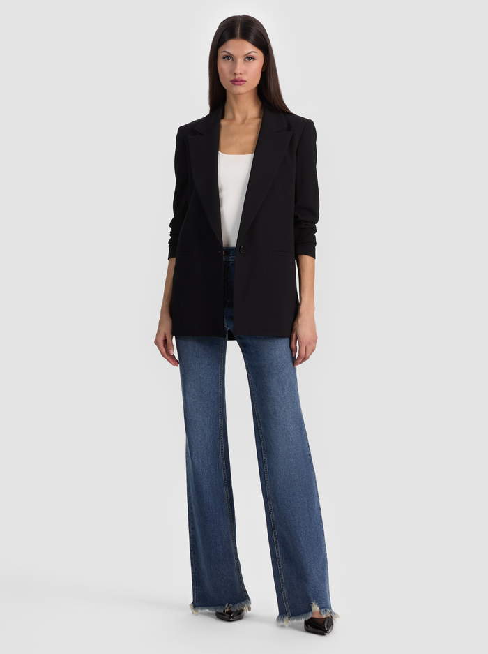 DENNY BOYFRIEND BLAZER - BLACK image 1 - ALICE + OLIVIA