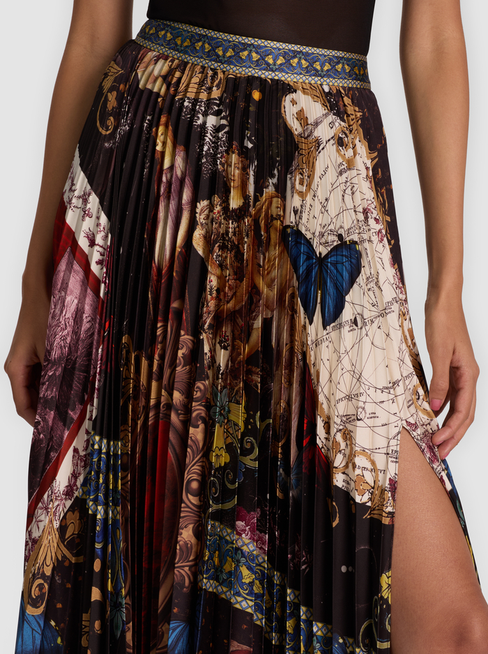 KATZ PLEATED MAXI SKIRT - MUSE image 3 - Alice And Olivia