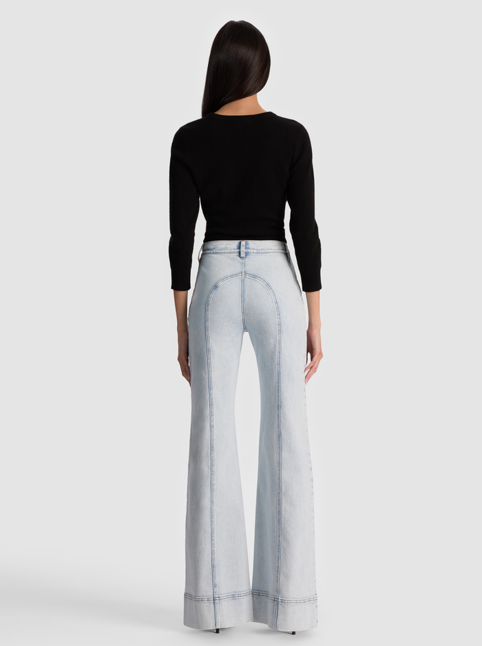 GORGEOUS JEAN - DARLA LIGHT INDIGO image 2 - ALICE + OLIVIA