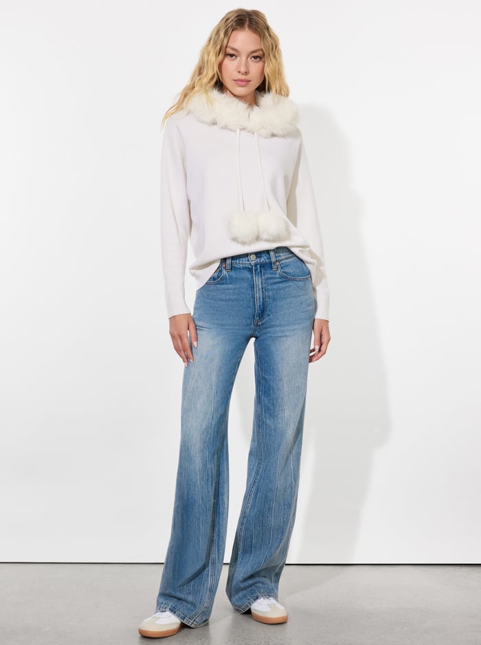 OSCAR HOODIE - ECRU image 2 - Alice And Olivia
