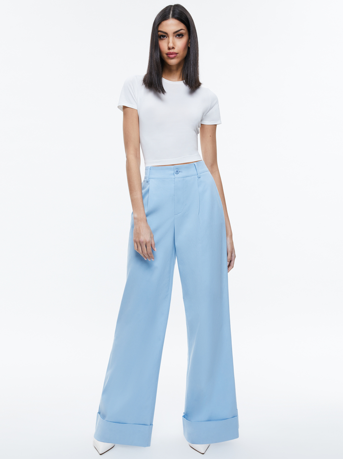 TOMASA PANT - MINERAL BLUE image 1 - Alice And Olivia