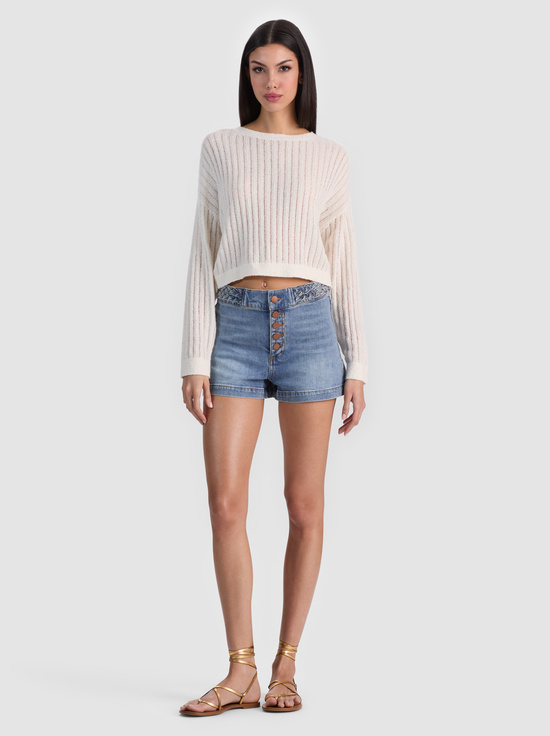 BROOKLYN BLUE-LULA DENIM SHORT