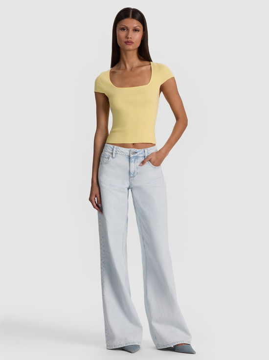 BUTTER-ANAIS RIBBED BABY TEE