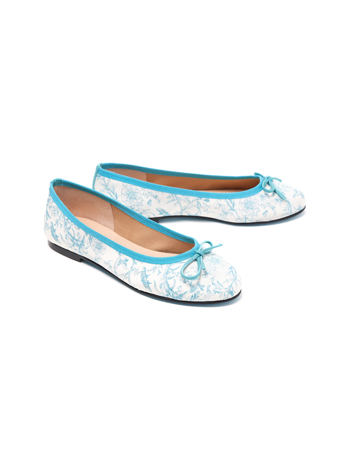 A+O X FRENCH SOLES BALLET FLAT - GREEN FLORAL image 3 - Alice And Olivia