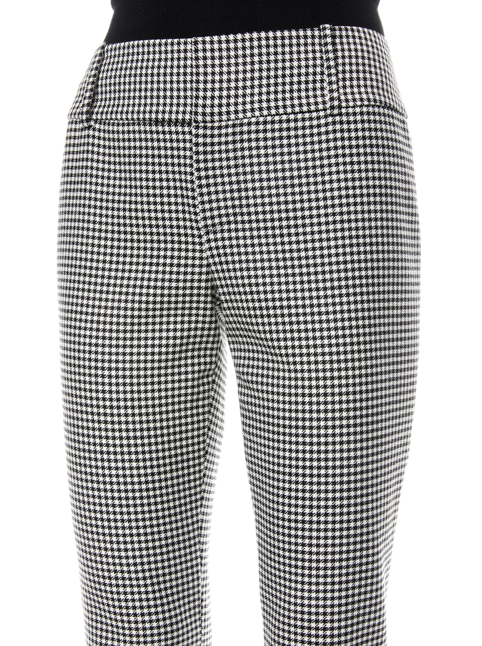 STACEY SLIM TROUSER - BLACK/WHITE image 3 - Alice And Olivia