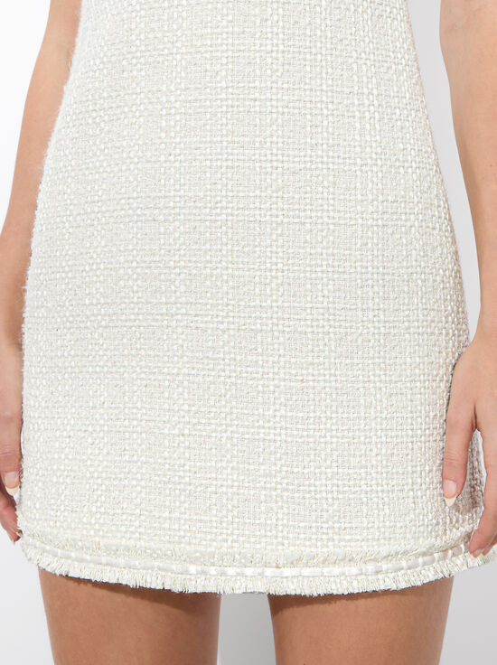 OFF WHITE/OATMEAL-COLEY MINI DRESS