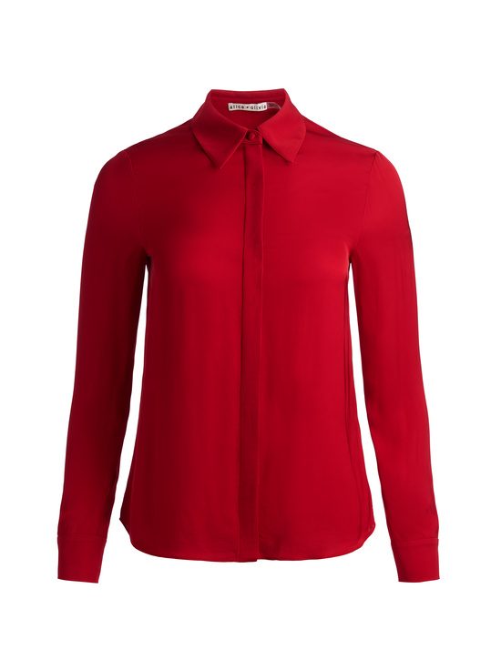 HIBISCUS-WILLA COMBO BLOUSE