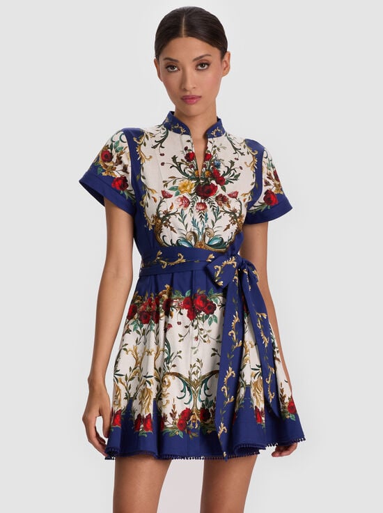 GILDED ROSE-LUCY MINI SHIRT DRESS