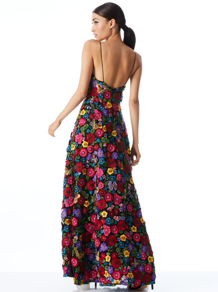 DOMENICA EMBELLISHED BALL GOWN - MULTI image 1 - ALICE + OLIVIA