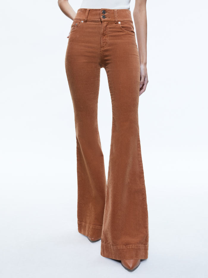 BEAUTIFUL HIGH RISE BELL - CAMEL - Alice And Olivia