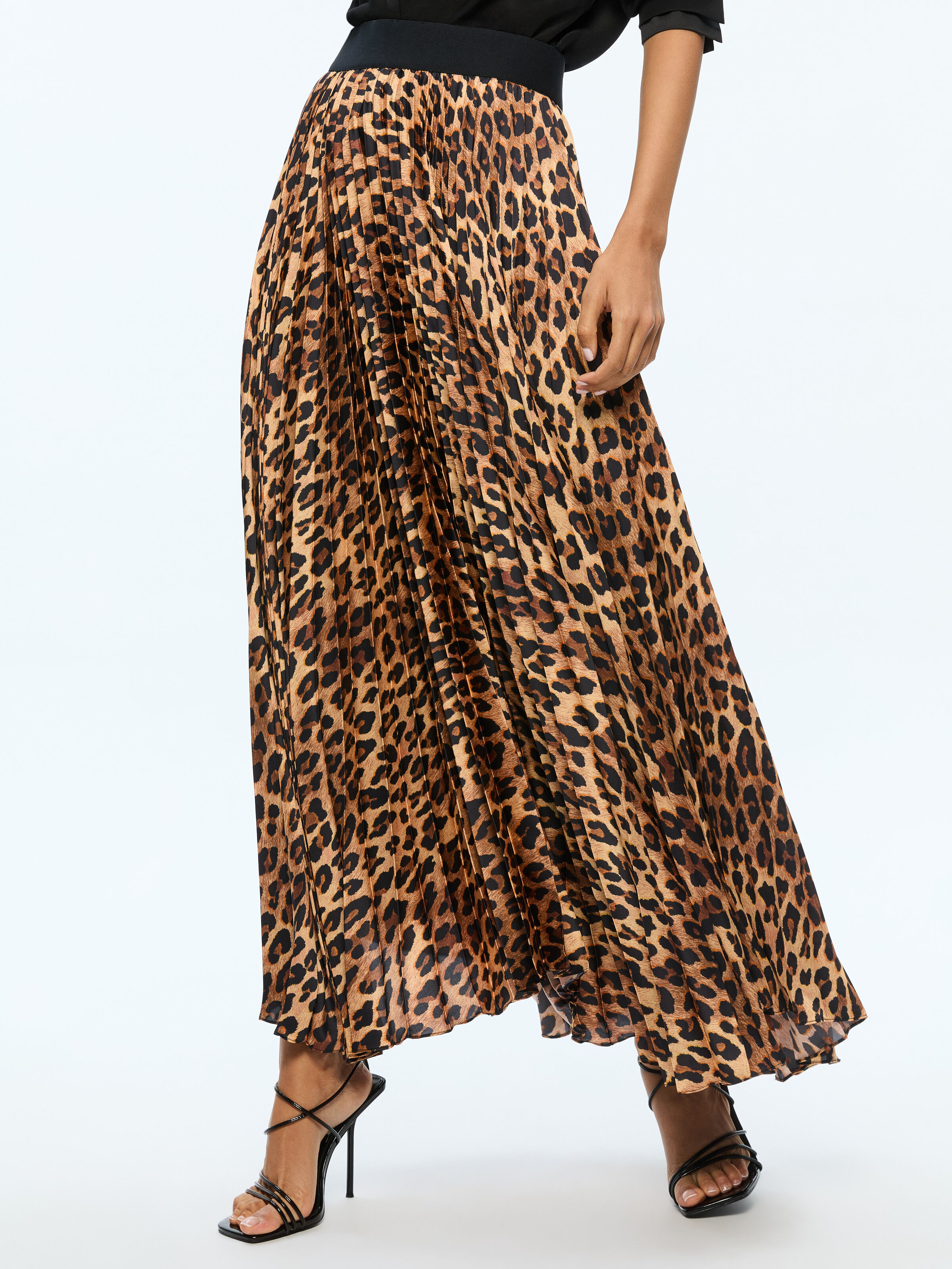 Alice and olivia leopard coat sales