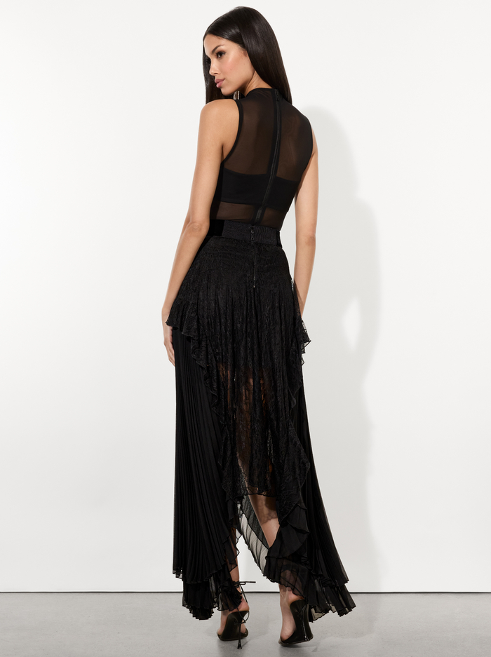 CORALIA MIDI SKIRT - BLACK image 2 - Alice And Olivia