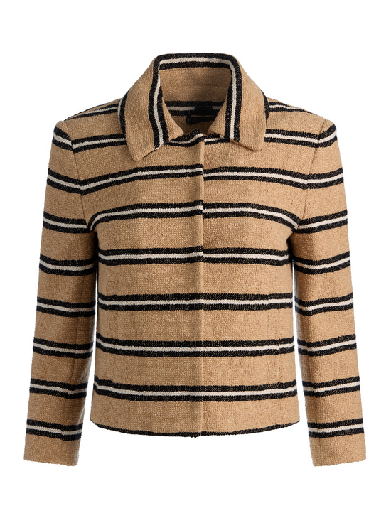 BEACH DAY STRIPE SM-WESTON CROPPED JACKET