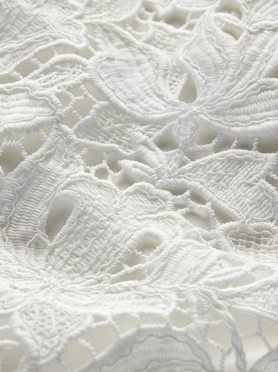 OFF WHITE-DANIELLE LACE FRONT TANK