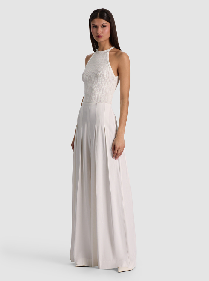 HENRY PLEATED PANT - OFF WHITE image 4 - ALICE + OLIVIA