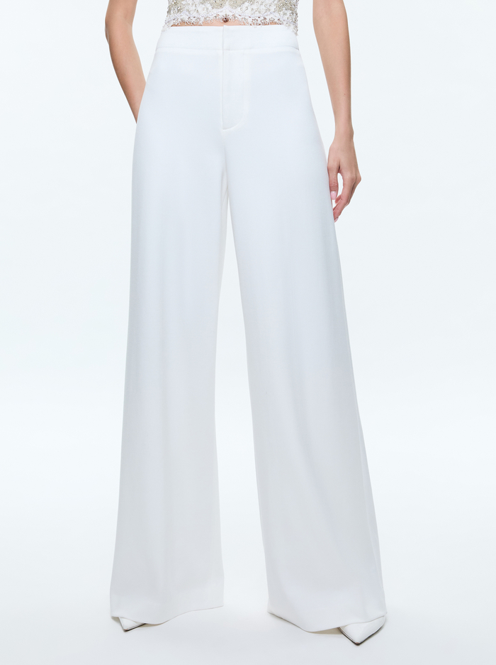 ANDRA PANT - OFF WHITE - Alice And Olivia