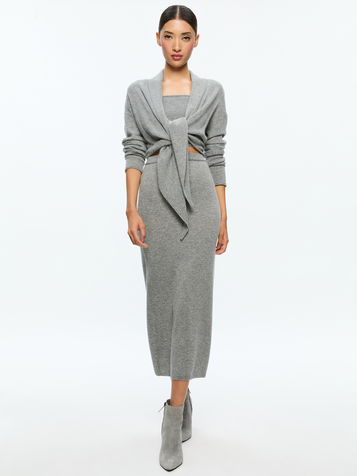 ALISON TANK + ADRINA SKIRT + LANITA CARDIGAN -