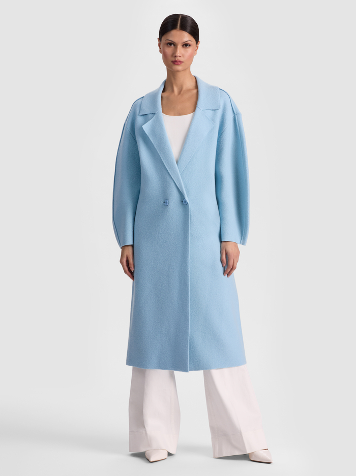 WAVERLY COCOON COAT - CAROLINA BLUE image 1 - ALICE + OLIVIA