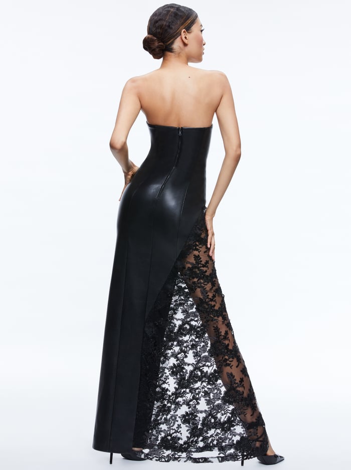 RETHA VEGAN GOWN - BLACK image 1 - Alice And Olivia