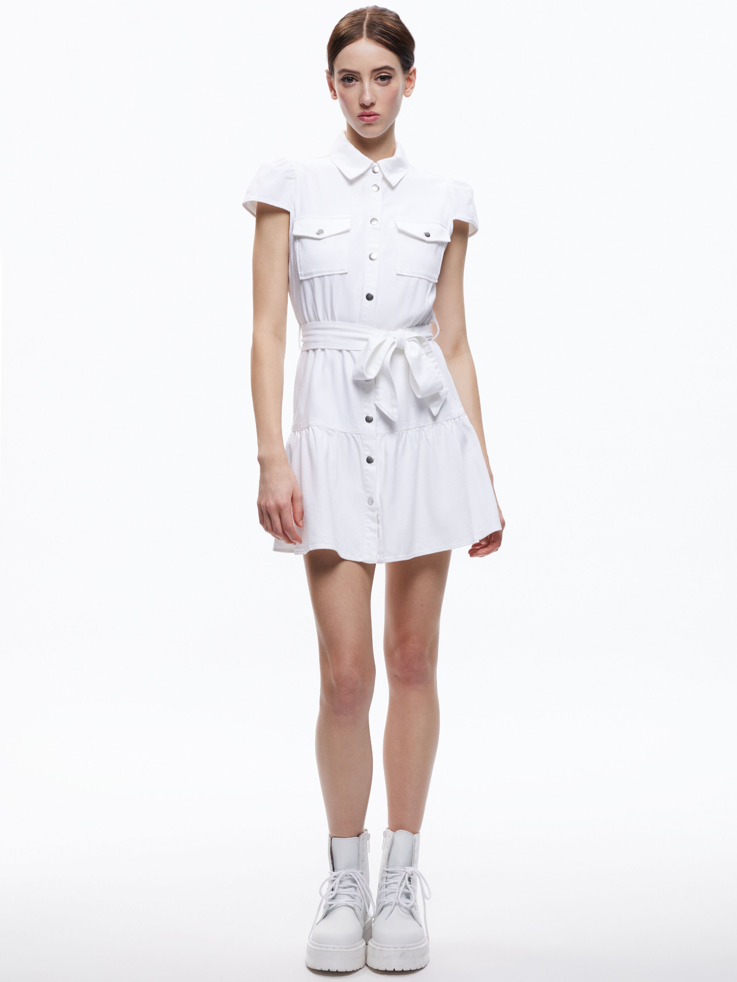 Alice and olivia white dress cheap