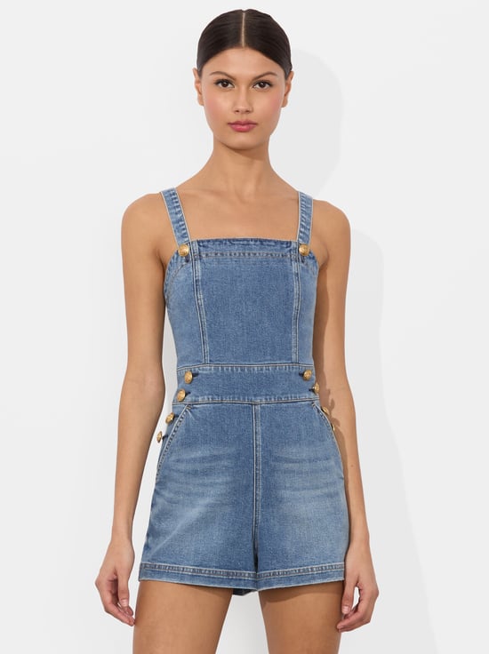 LIVIA VINTAGE BLUE-VITA DENIM ROMPER