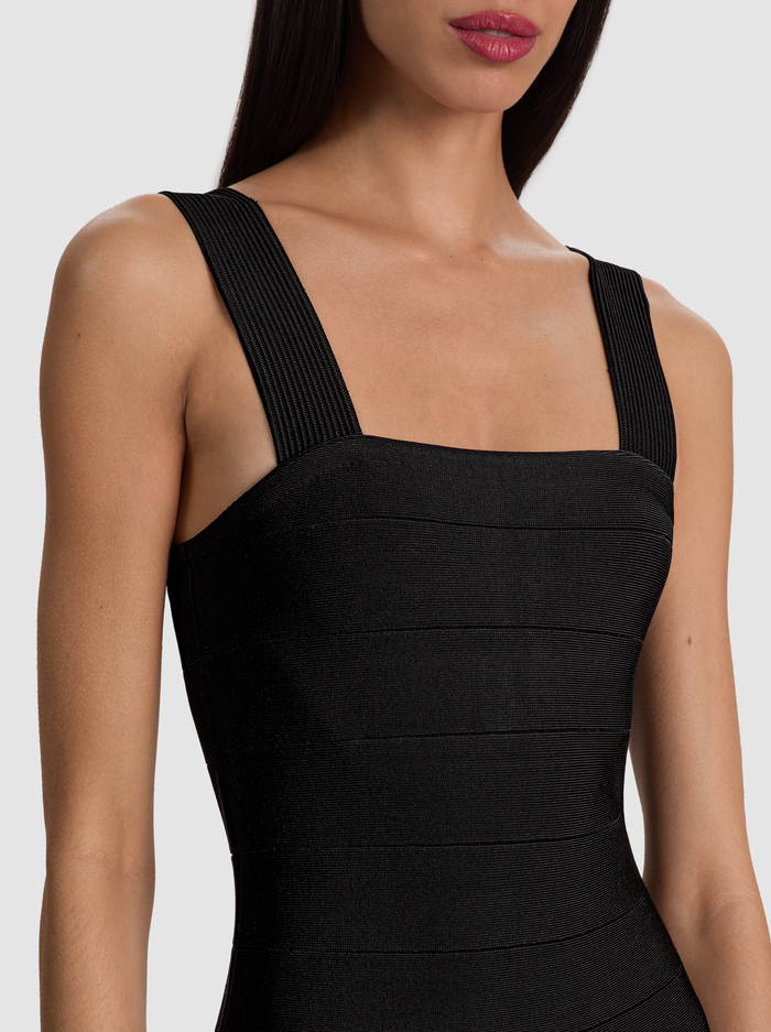 JODIE BANDAGE MINI DRESS - BLACK image 1 - ALICE + OLIVIA