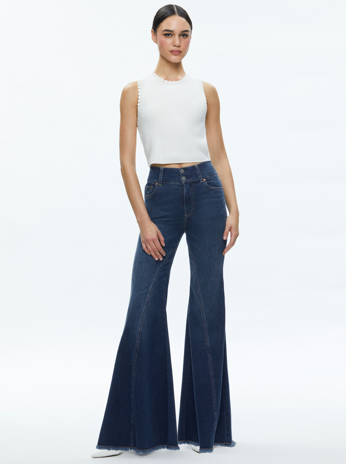 AMITY TANK - SOFT WHITE image 4 - Alice And Olivia